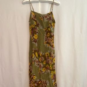 Vintage Free People Floral Slip Dress